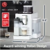 Delonghi | Coffee maker | Rivelia EXAM440.55.W | Pump pressure 19 bar | Built-in milk frother | Fully Automatic | 1450 W | Arcti