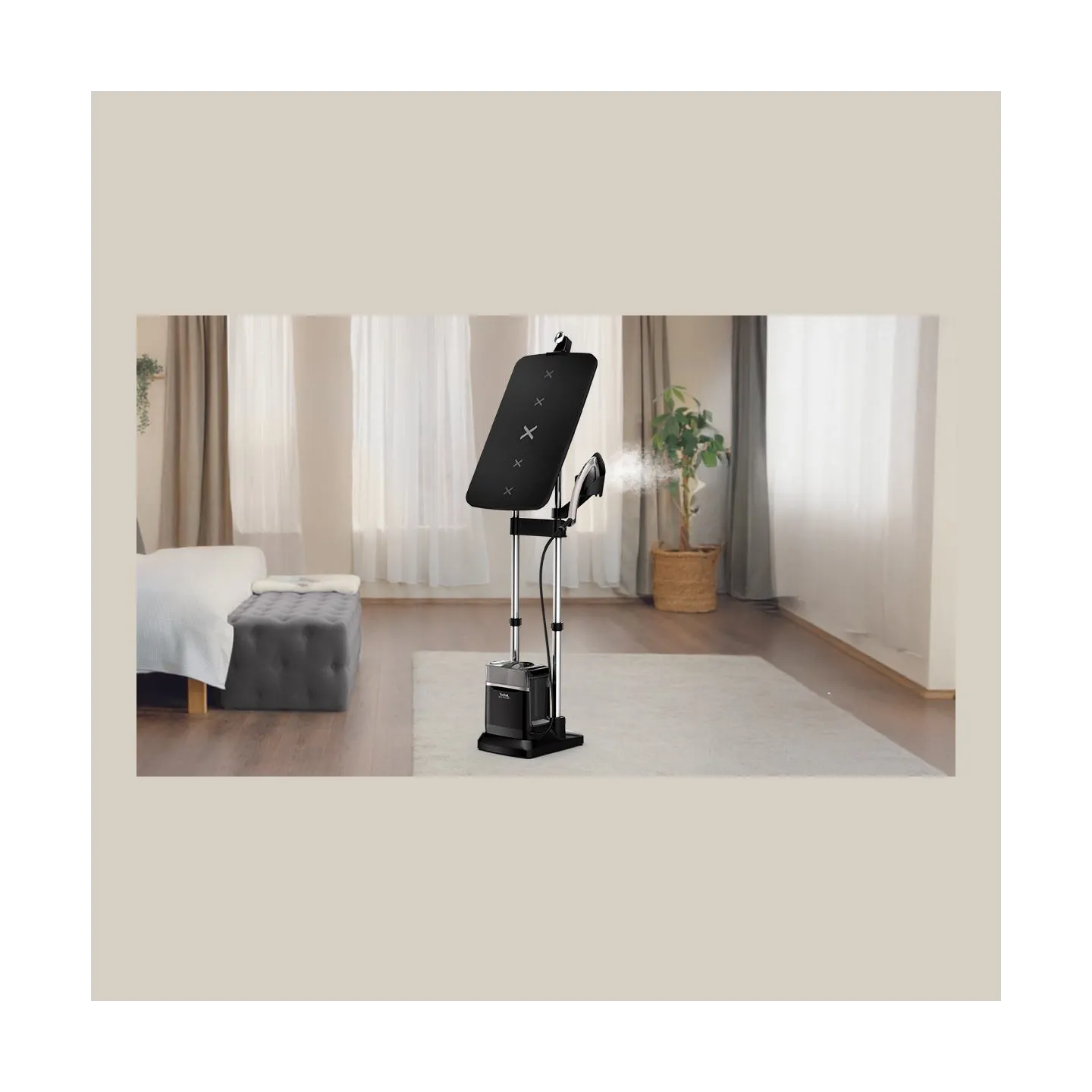 Tefal All-in-One Garment Steamer | QT2028 | Stand Steamer | 2170 W | 100 g/min | 1.1 L | Premium Silver