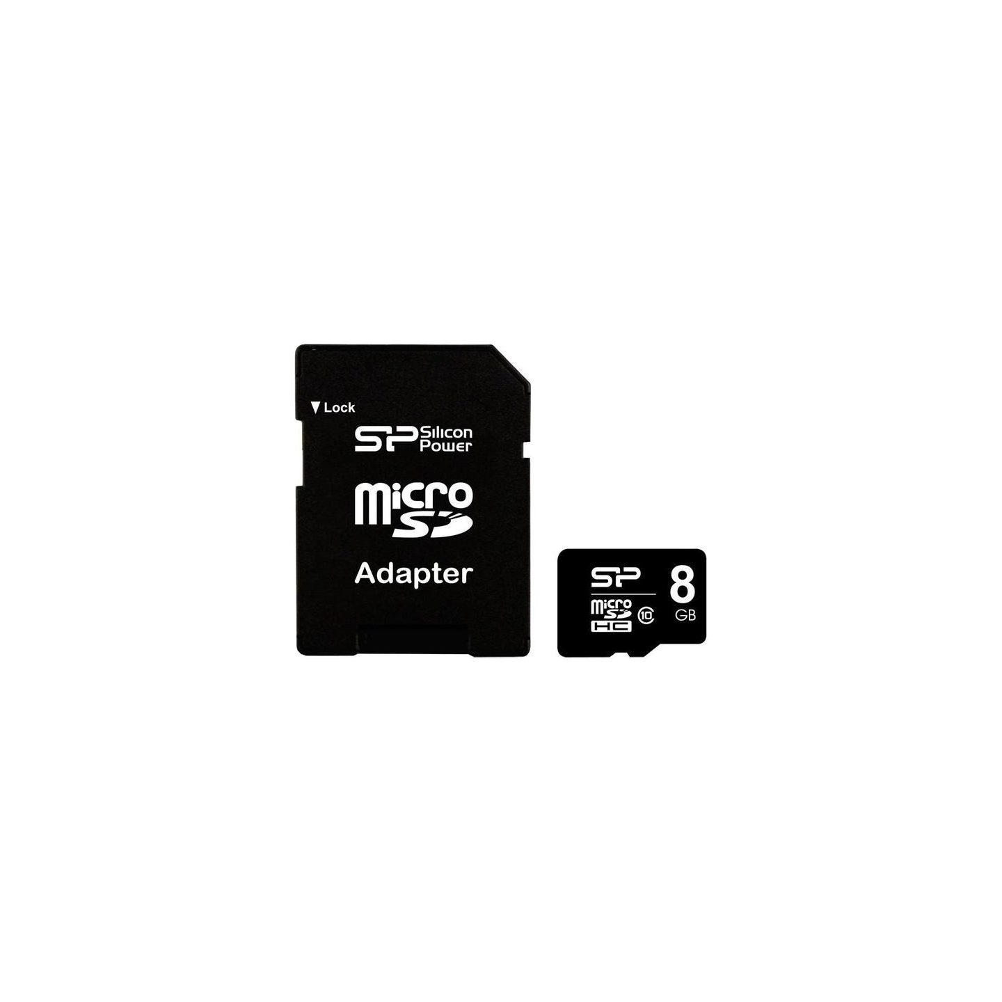 Silicon Power | 8 GB | MicroSDHC | Flash memory class 10 | SD adapter