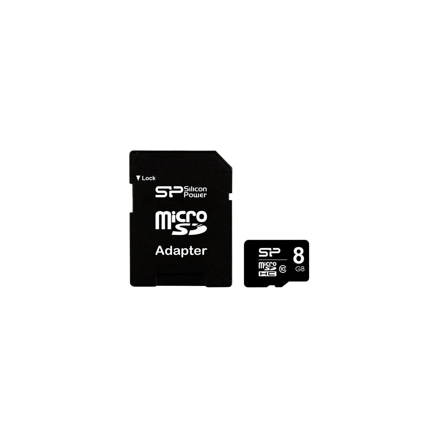 Silicon Power | 8 GB | MicroSDHC | Flash memory class 10 | SD adapter