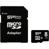Silicon Power | 8 GB | MicroSDHC | Flash memory class 10 | SD adapter