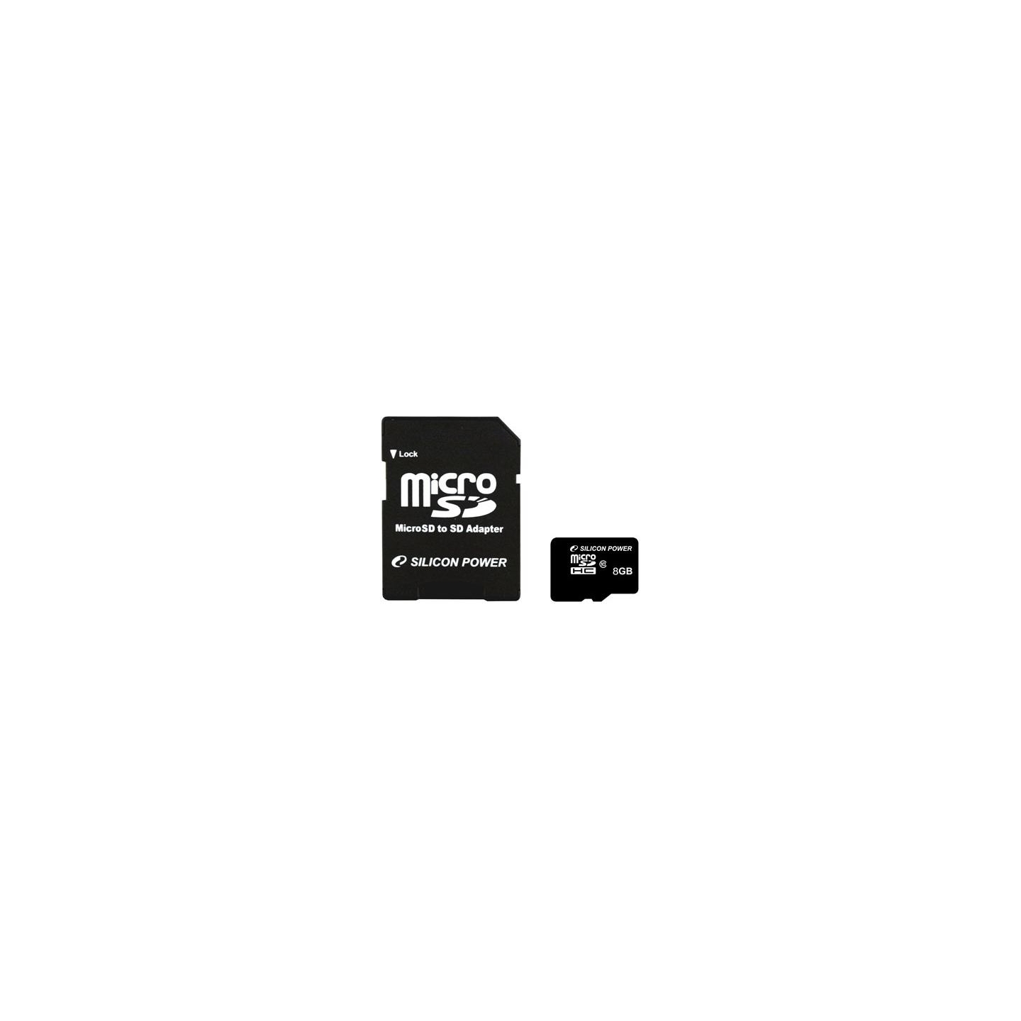 Silicon Power | 8 GB | MicroSDHC | Flash memory class 10 | SD adapter