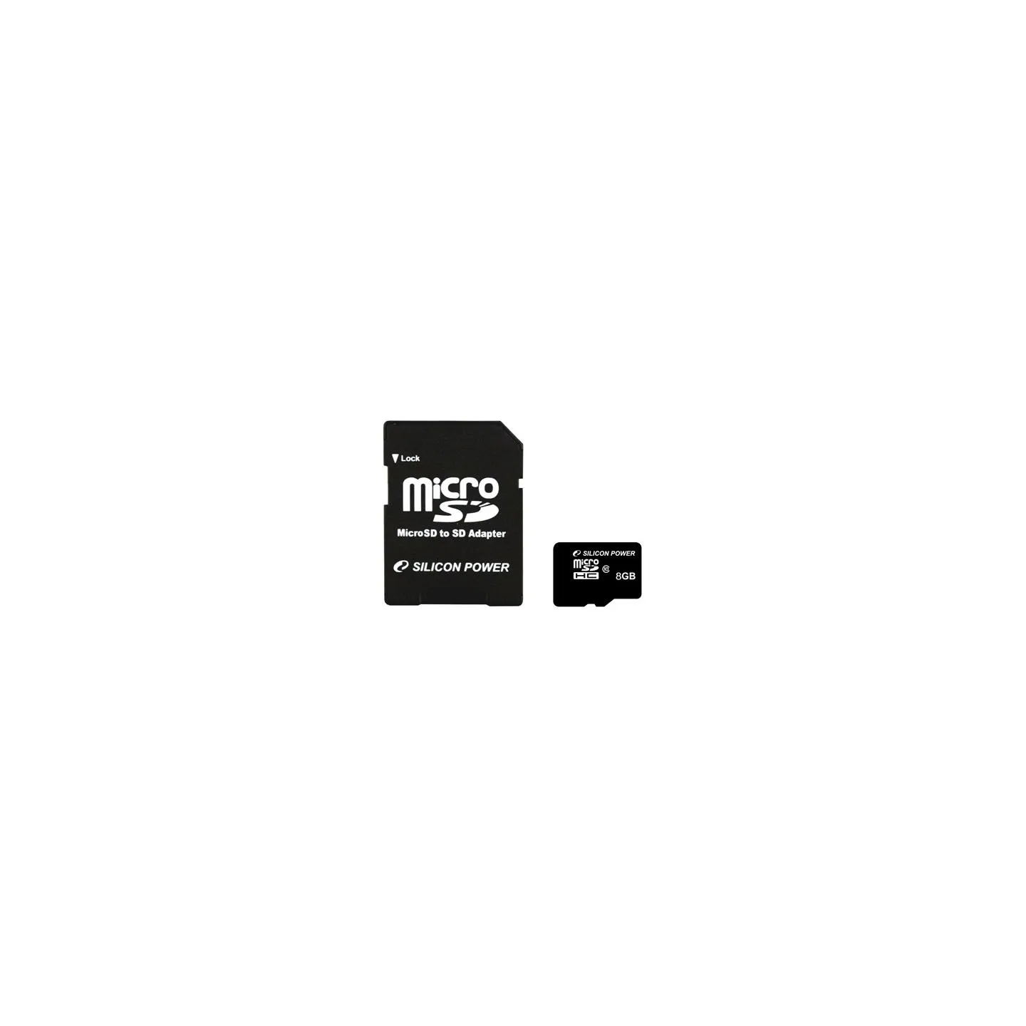 Silicon Power | 8 GB | MicroSDHC | Flash memory class 10 | SD adapter