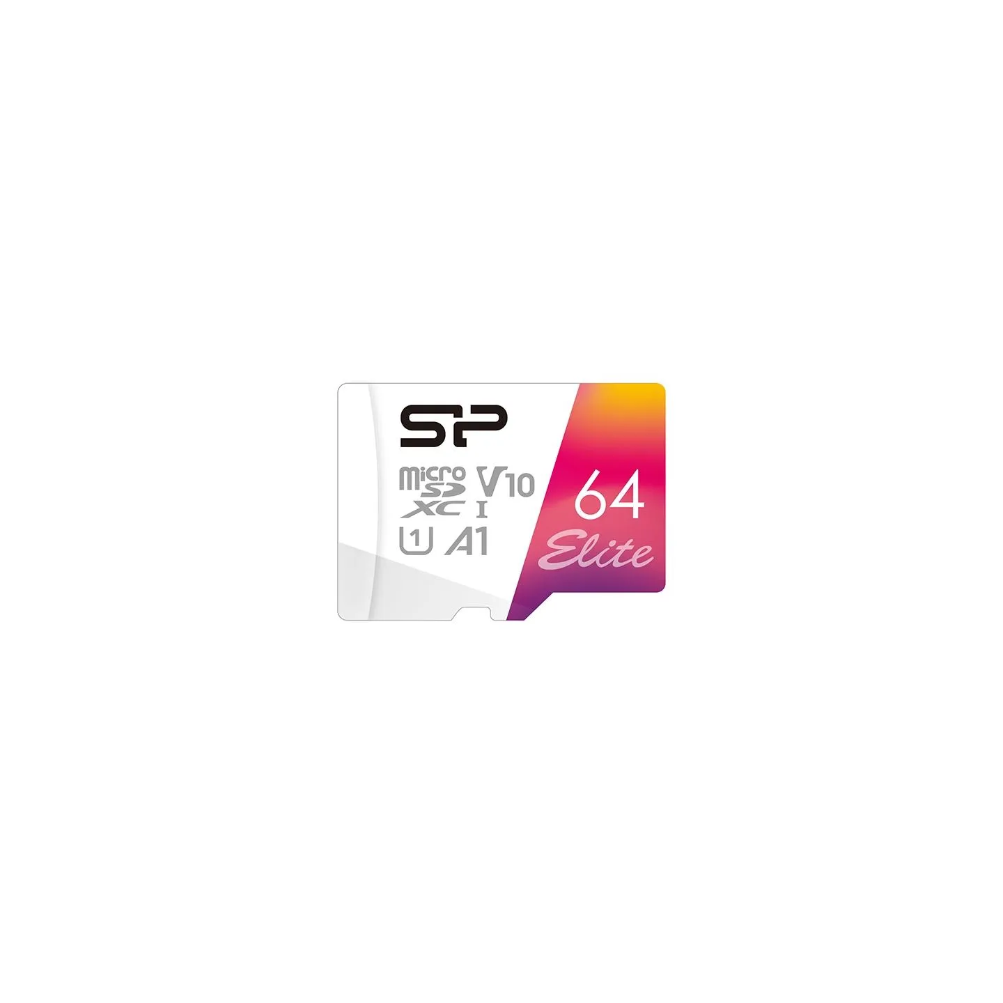 Silicon Power | microSDHC UHS-I Memory Card | Elite | 64 GB | microSDHC/SDXC | Flash memory class 10