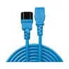Lindy CABLE POWER IEC EXTENSION 1M/BLUE 30471 LINDY
