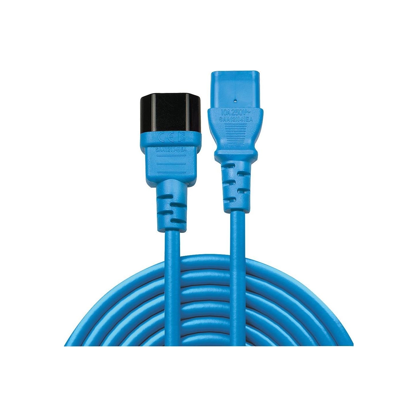 Lindy CABLE POWER IEC EXTENSION 2M/BLUE 30472 LINDY
