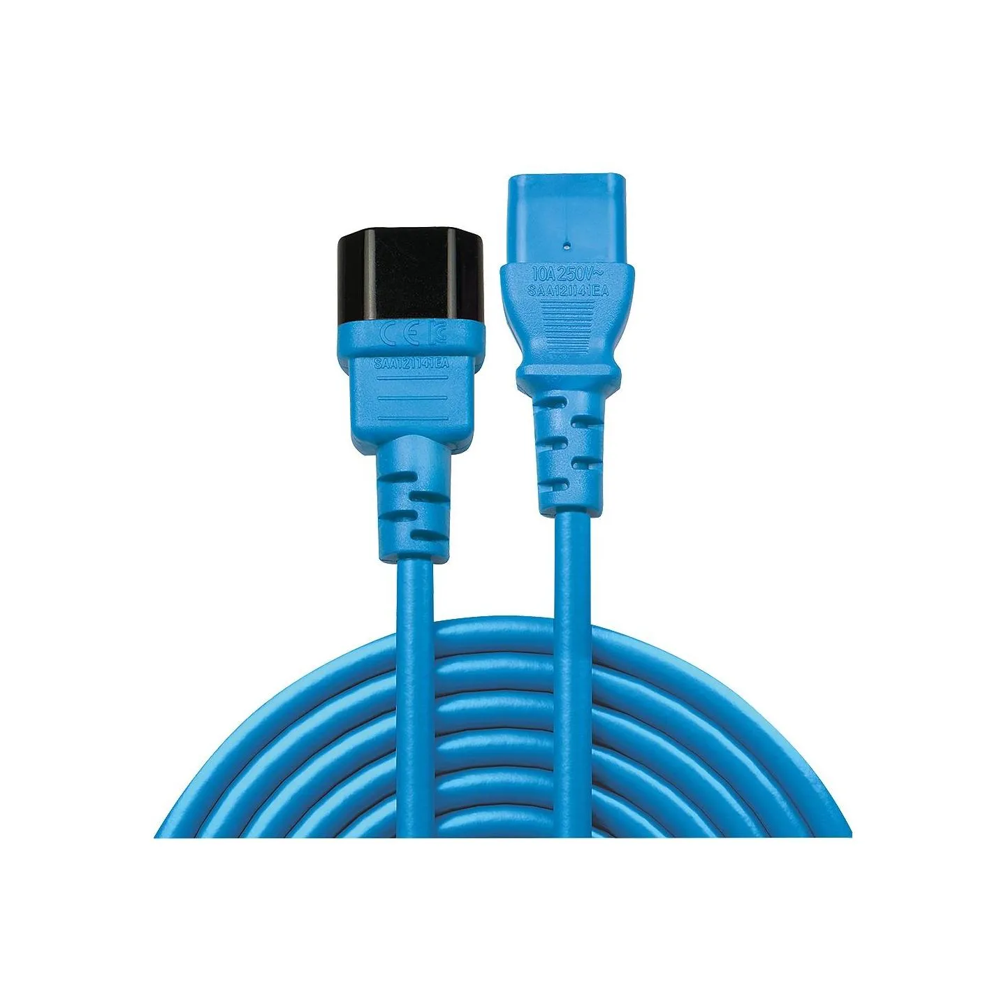 Lindy CABLE POWER IEC EXTENSION 2M/BLUE 30472 LINDY