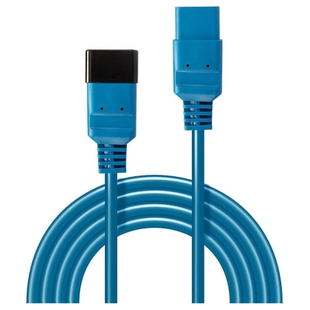 Lindy CABLE POWER IEC EXTENSION 3M/BLUE 30122 LINDY