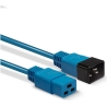 Lindy CABLE POWER IEC EXTENSION 3M/BLUE 30122 LINDY