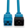 Lindy CABLE POWER IEC EXTENSION 3M/BLUE 30122 LINDY
