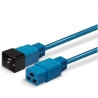 Lindy CABLE POWER IEC EXTENSION 3M/BLUE 30122 LINDY