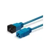 Lindy CABLE POWER IEC EXTENSION 3M/BLUE 30122 LINDY