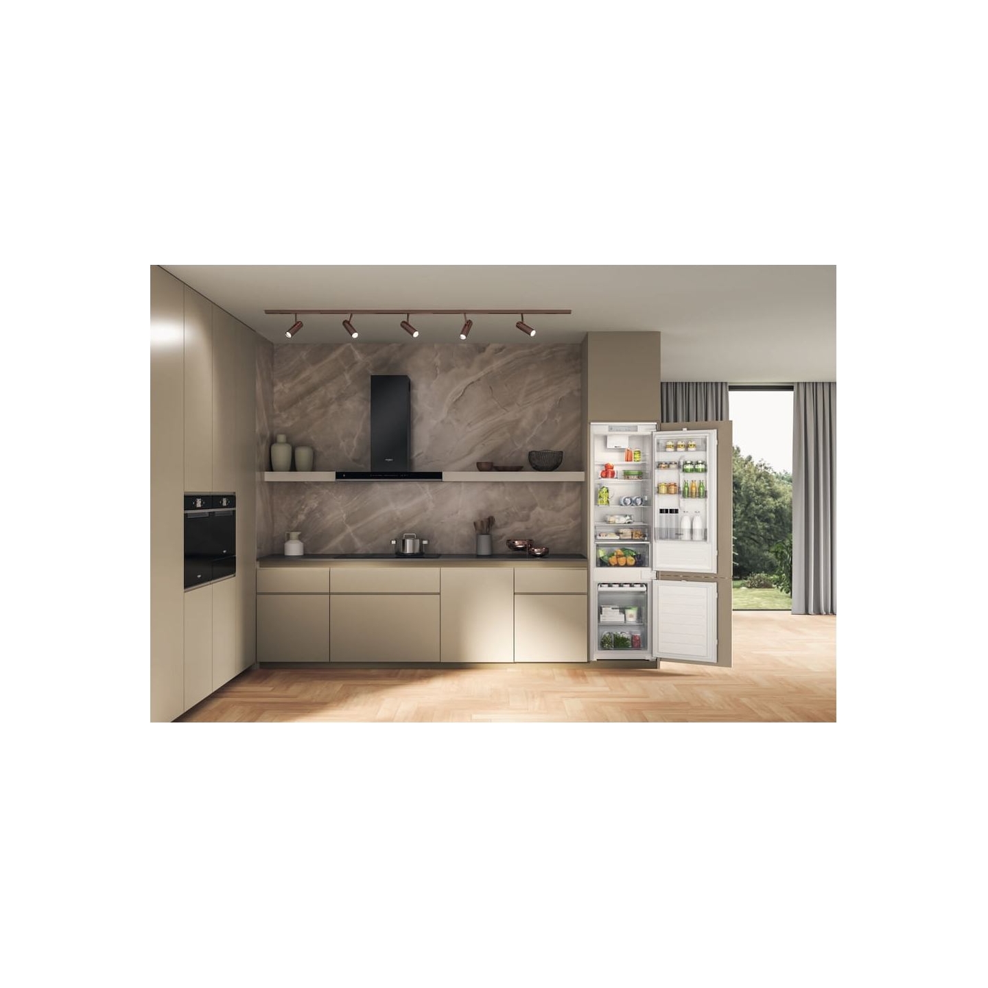 Whirlpool Built-In Refrigerator WHC20D023B1 SF, Height 193,5 cm, Energy class E, Stop frost / WHC20D023B1SF