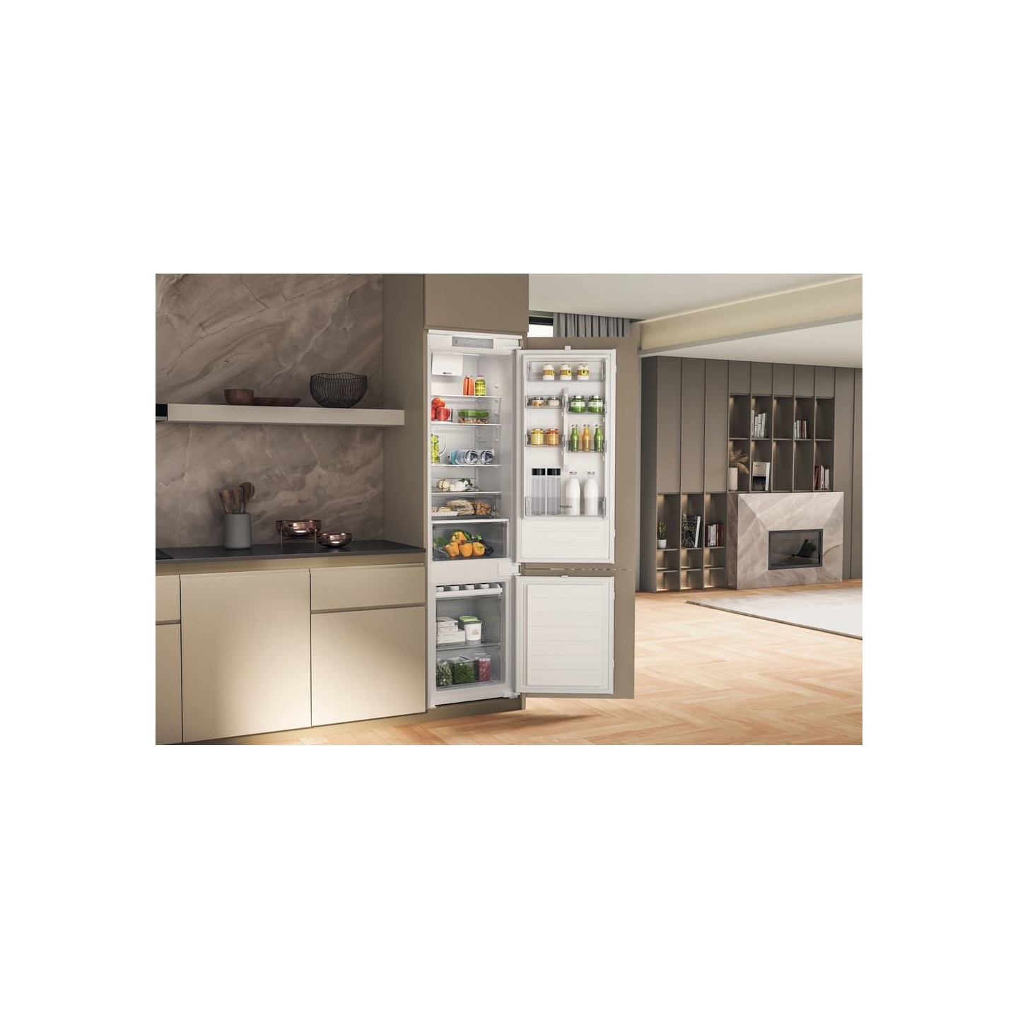 Whirlpool Built-In Refrigerator WHC20D023B1 SF, Height 193,5 cm, Energy class E, Stop frost / WHC20D023B1SF
