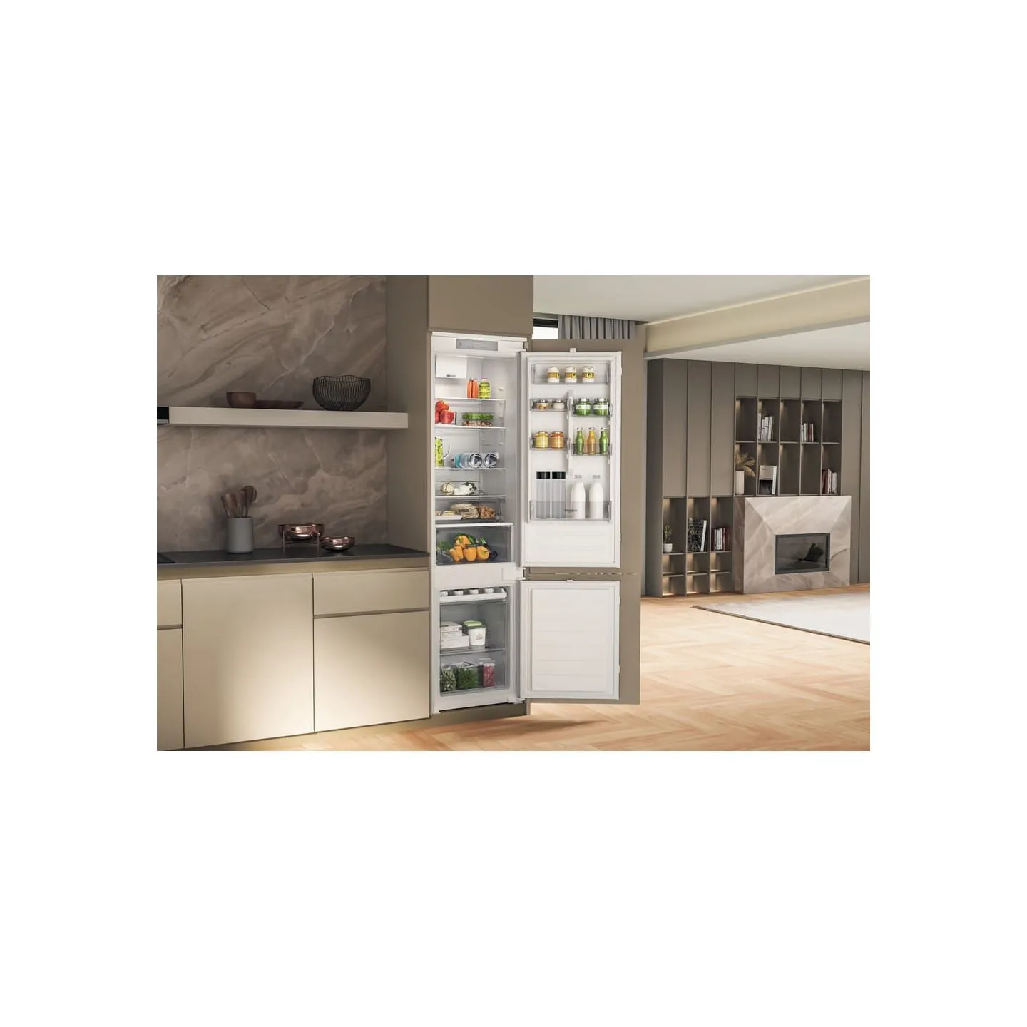 Whirlpool Built-In Refrigerator WHC20D023B1 SF, Height 193,5 cm, Energy class E, Stop frost / WHC20D023B1SF