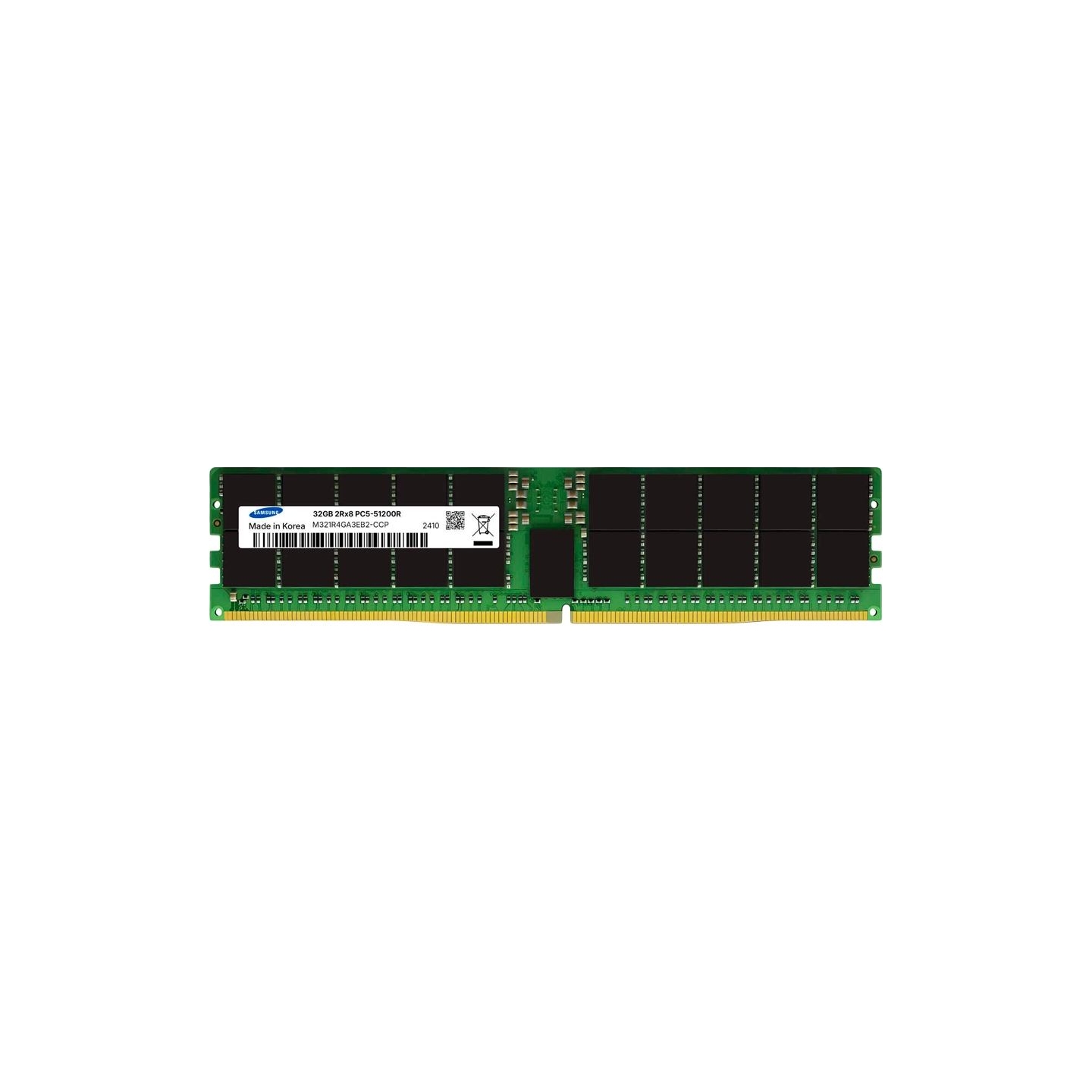 Samsung 32GB DDR5 6400MHz CL52 ECC RDIMM 2Rx8