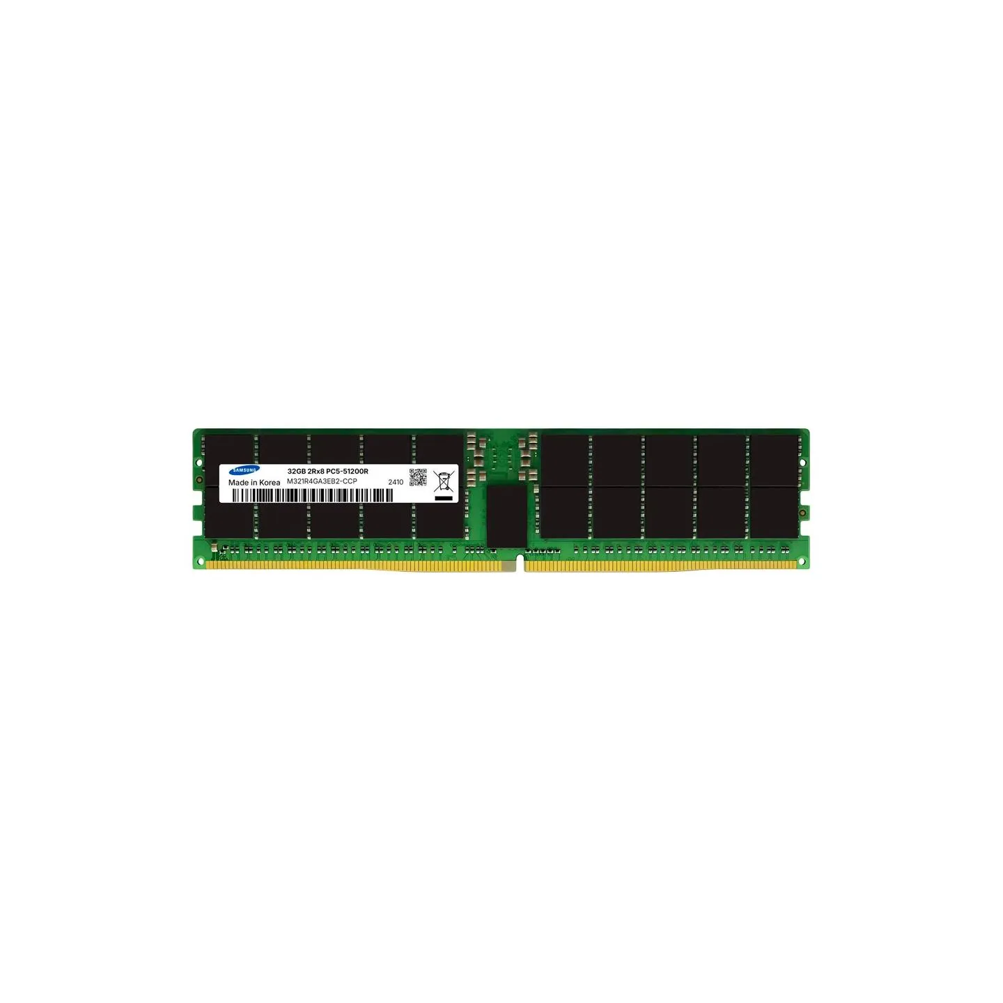 Samsung 32GB DDR5 6400MHz CL52 ECC RDIMM 2Rx8