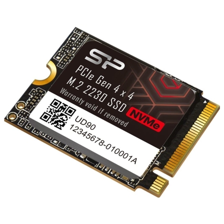 Silicon Power SSD | UD90 2230 | 1000 GB | Solid-state drive interface PCIe Gen 4x4 | Read speed 4900 MB/s | Write speed 3200 MB/