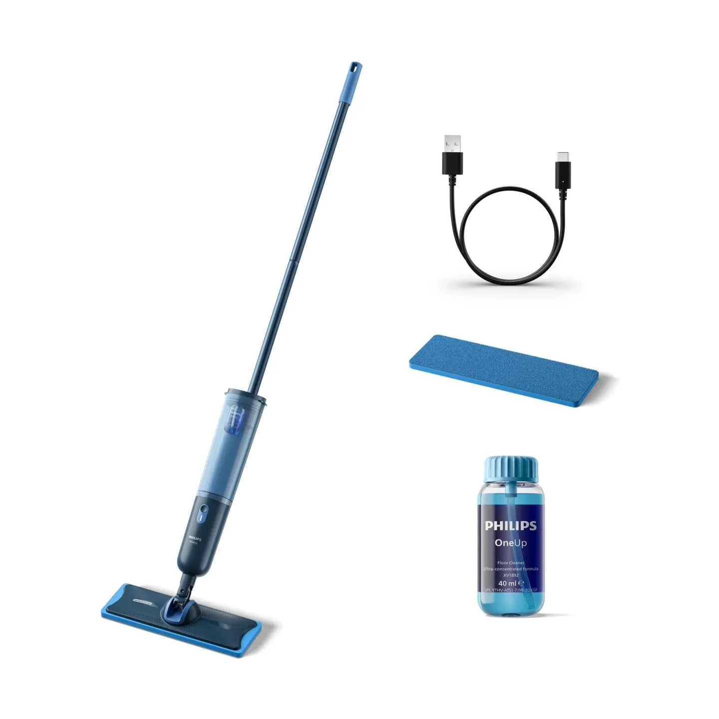 Philips 3000 Series OneUp electric mop XV3101/01/Damaged package / XV3101/01?/PACKAGE