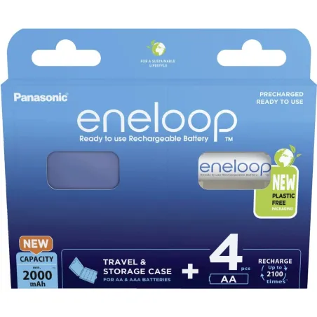 Panasonic | Rechargeable Batteries | ENELOOP BK-3MCDEC4BE | AA | 2000 mAh | 4 pc(s)