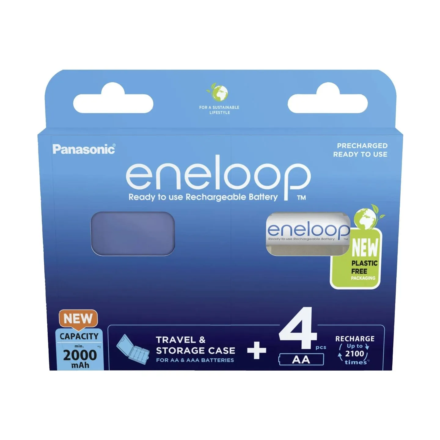Panasonic | Rechargeable Batteries | ENELOOP BK-3MCDEC4BE | AA | 2000 mAh | 4 pc(s)