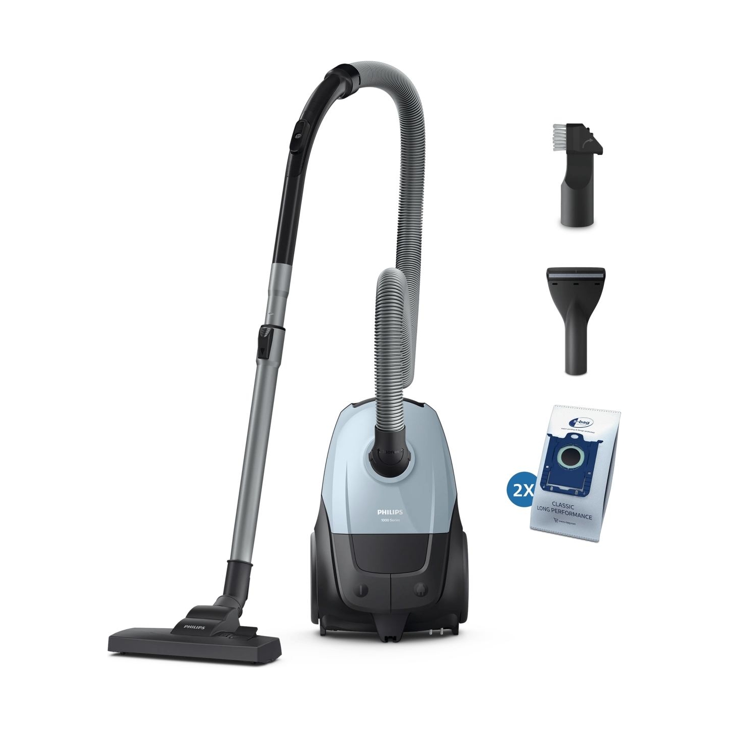 Philips Vacuum Cleaner|PHILIPS|Input power 800 W|Dust capacity 3 L|Cylinder vacuum|Cleaning type Dry|Dust container Dust bag|Col