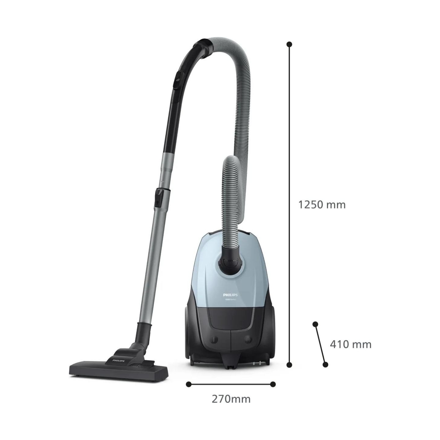 Philips Vacuum Cleaner|PHILIPS|Input power 800 W|Dust capacity 3 L|Cylinder vacuum|Cleaning type Dry|Dust container Dust bag|Col