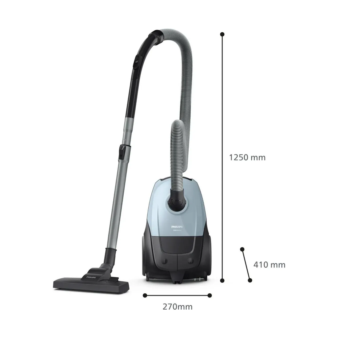 Philips Vacuum Cleaner|PHILIPS|Input power 800 W|Dust capacity 3 L|Cylinder vacuum|Cleaning type Dry|Dust container Dust bag|Col