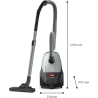 Philips 2000 series Bagged vacuum cleaner XD2142/12, 800W / XD2142/12