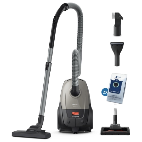 Philips Vacuum Cleaner|PHILIPS|Input power 850 W|Dust capacity 3 L|Cylinder vacuum|Cleaning type Dry|Dust container Dust bag|Col