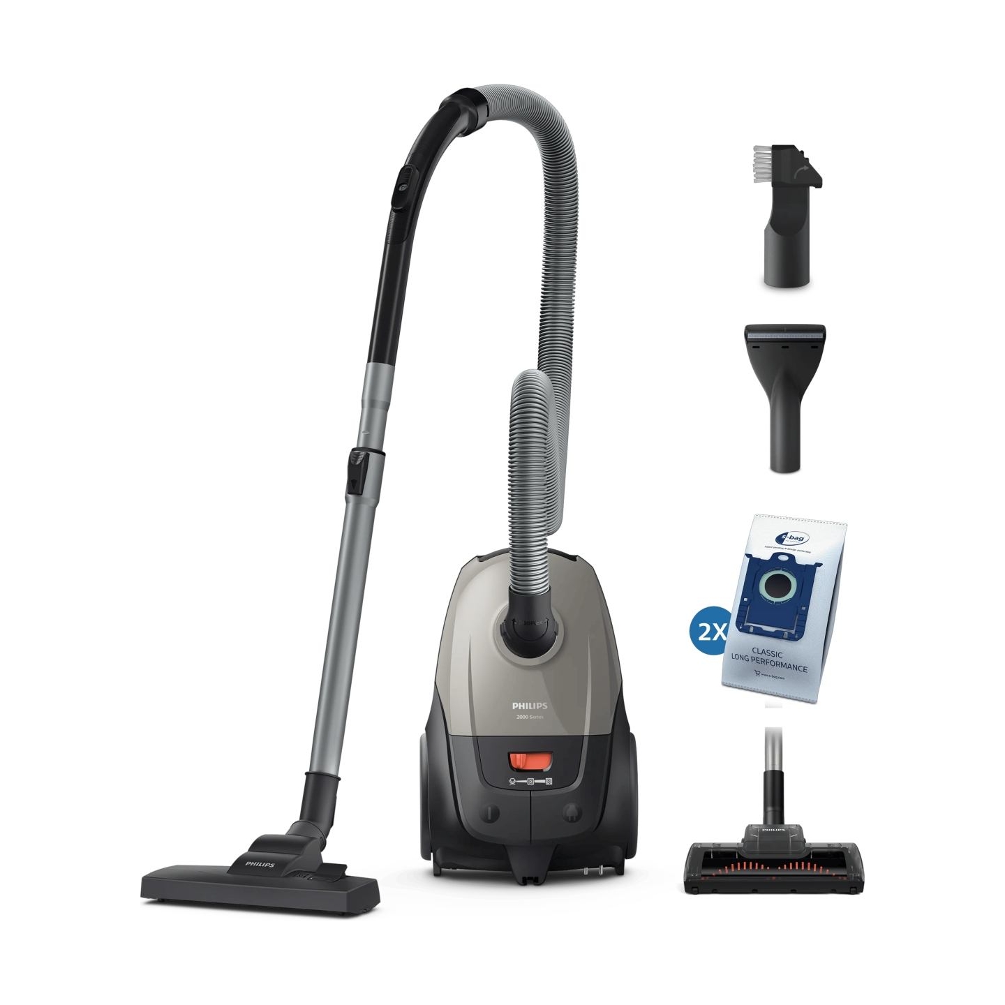 Philips 2000 series Bagged vacuum cleaner XD2152/12, 800W / XD2152/12