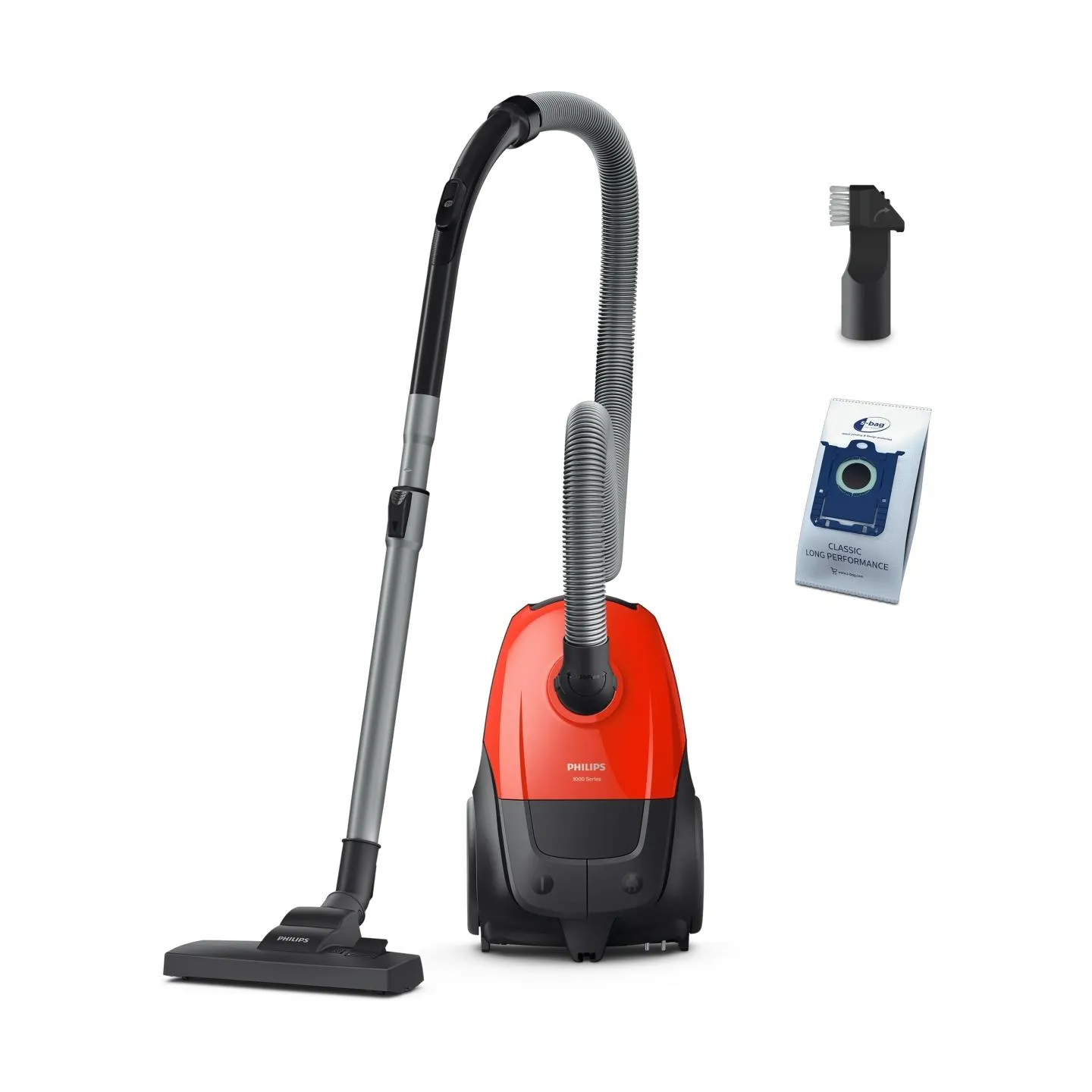 Philips Vacuum Cleaner|PHILIPS|Input power 800 W|Dust capacity 3 L|Cylinder vacuum|Cleaning type Dry|Dust container Dust bag|Col