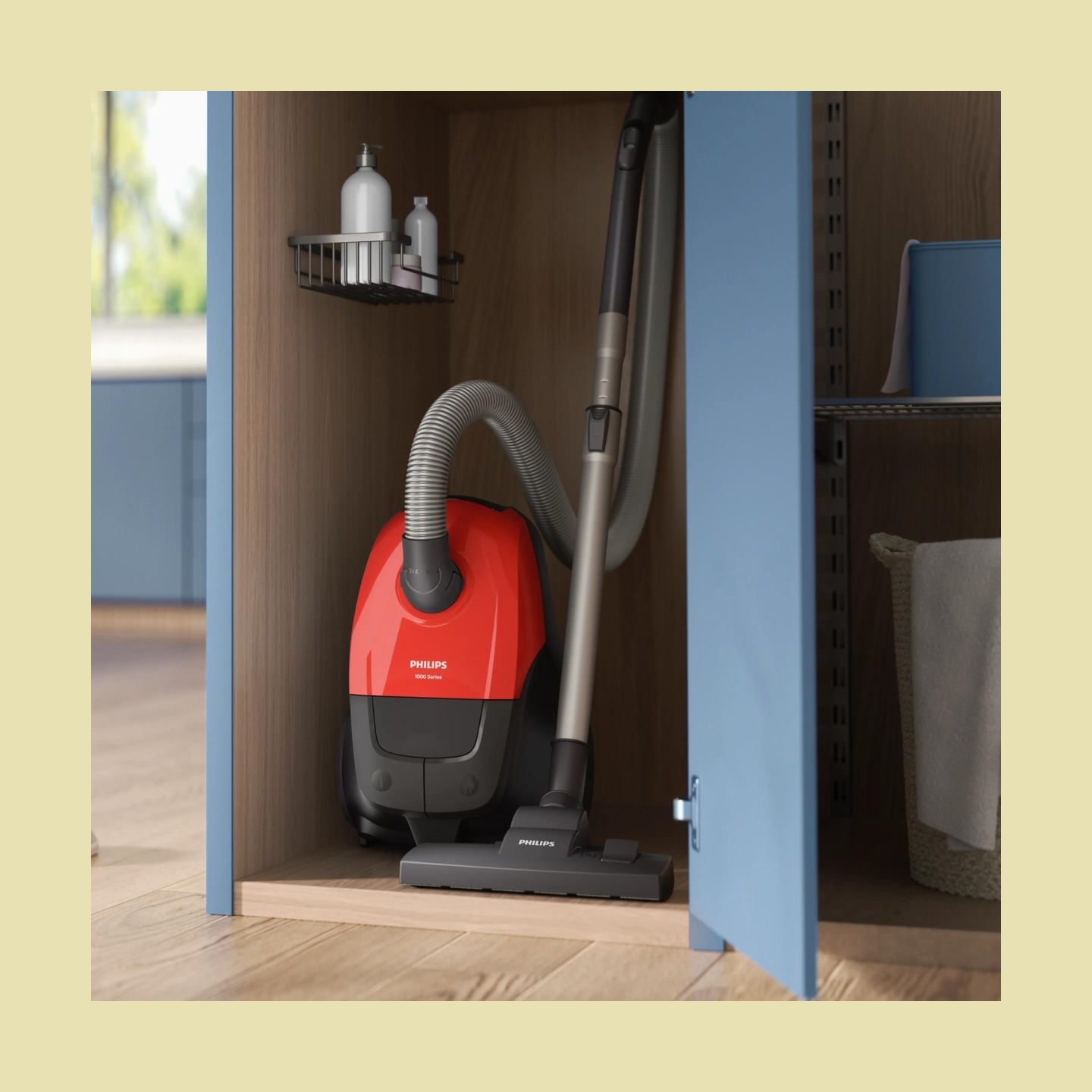 Philips Vacuum Cleaner|PHILIPS|Input power 800 W|Dust capacity 3 L|Cylinder vacuum|Cleaning type Dry|Dust container Dust bag|Col
