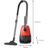 Philips Vacuum Cleaner|PHILIPS|Input power 800 W|Dust capacity 3 L|Cylinder vacuum|Cleaning type Dry|Dust container Dust bag|Col
