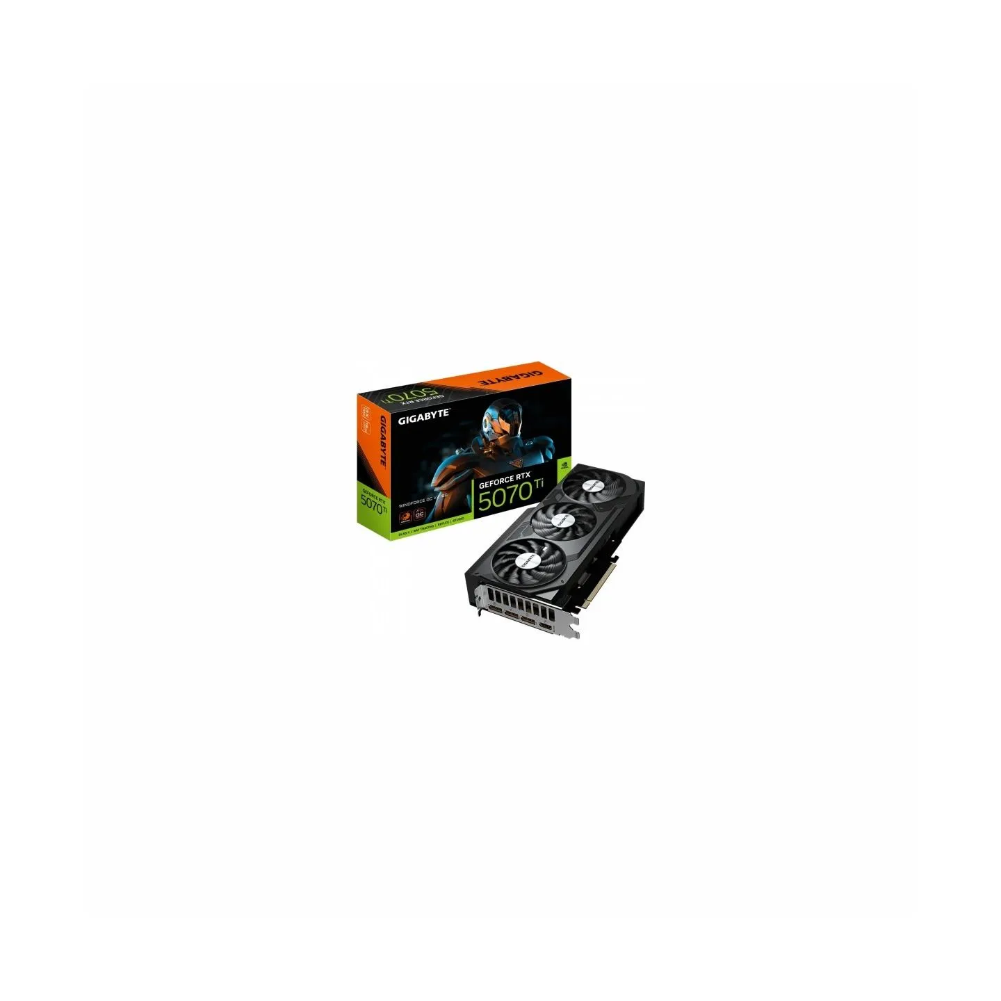 Gigabyte Graphics card GeForce RTX 5070 Ti WINDFORCE OC V2 16G 256BIT GDDR7