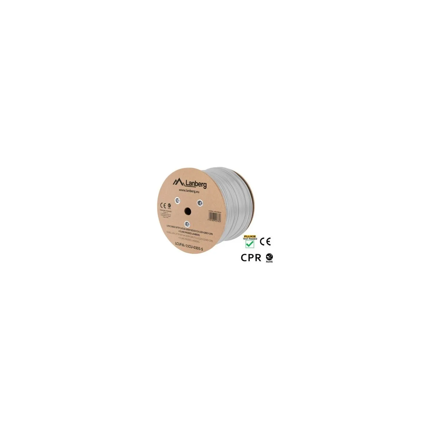 Lanberg LAN cable UFTP cat.6A 305m solid