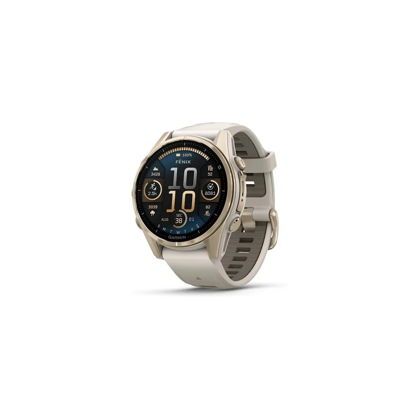 Garmin SMARTWATCH FENIX 8 SAPPHIRE/SOFT GOLD 010-02903-11 GARMIN