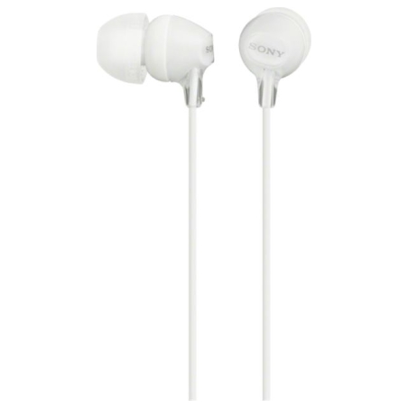 Sony | EX series | MDR-EX15AP | In-ear | White