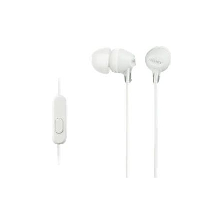 Sony | EX series | MDR-EX15AP | In-ear | White