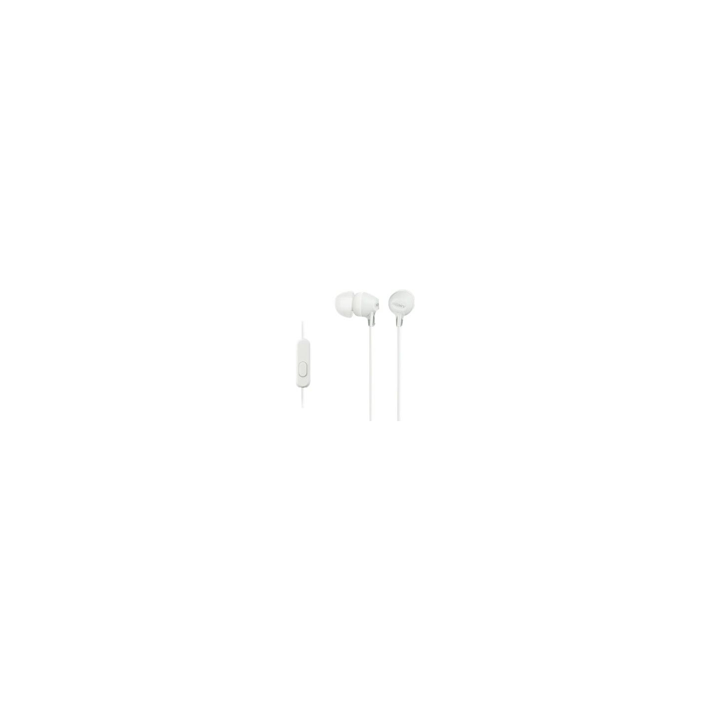 Sony | EX series | MDR-EX15AP | In-ear | White