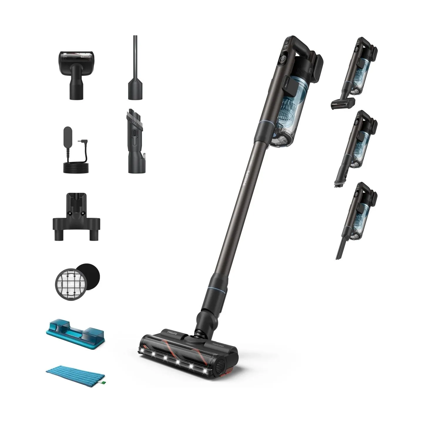 Philips 7000 Series Cordless Stick vacuum cleaner XC7163/01/Damaged package / XC7163/01?/PACKAGE