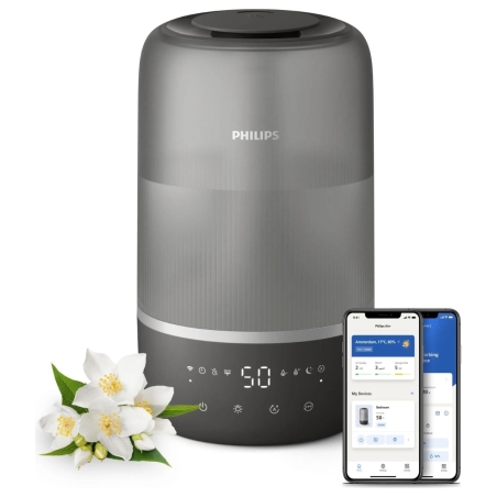 Philips Humidifier Series 1000 Up to 41 m2 3 settings grey / HU1510/03
