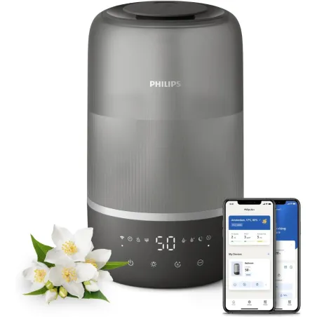 Philips Humidifier Series 1000 Up to 41 m2 3 settings grey / HU1510/03