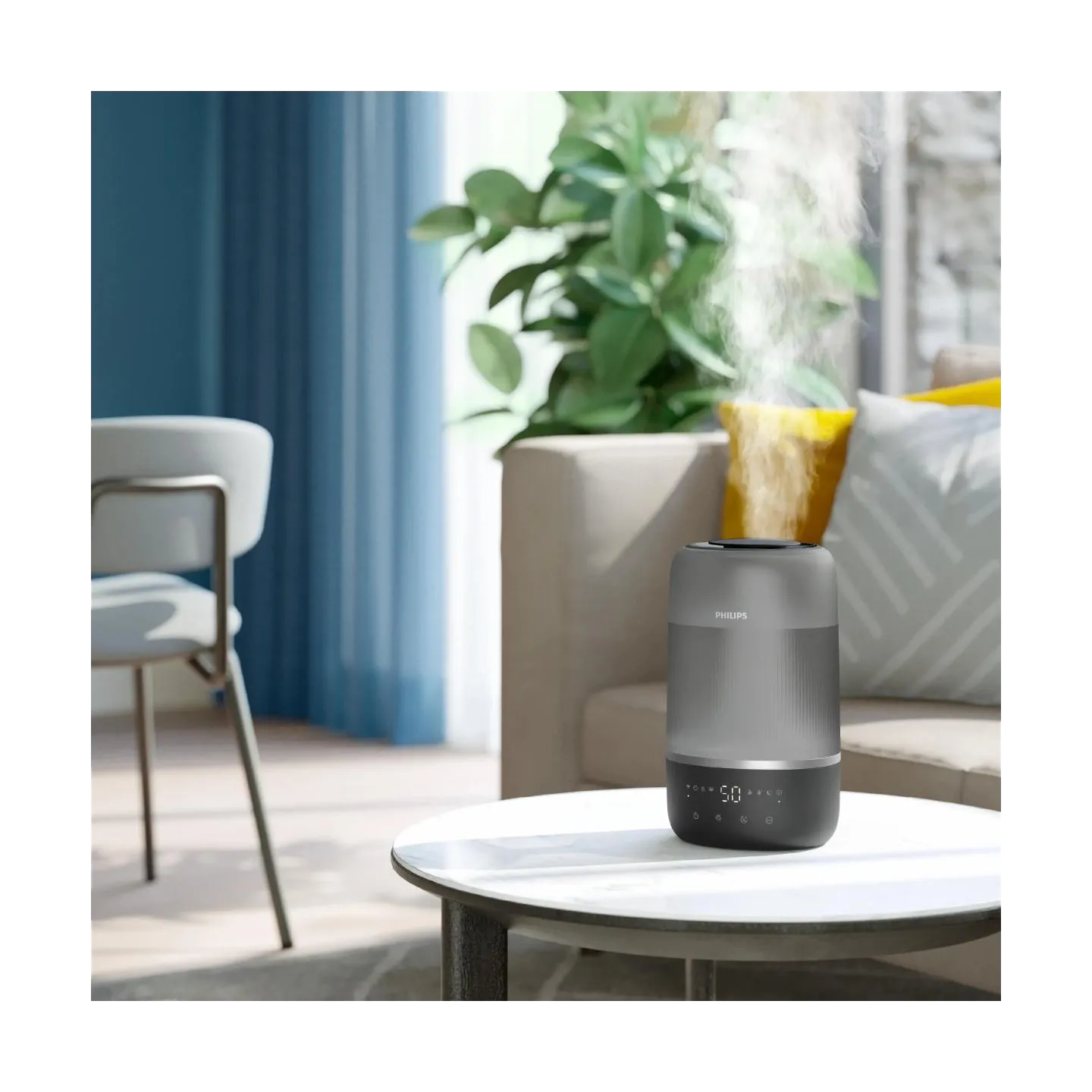Philips Humidifier Series 1000 Up to 41 m2 3 settings grey / HU1510/03
