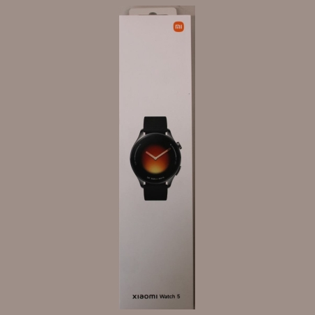 Xiaomi Watch 5, Black |  Xiaomi Watch 5 | Smart watch | AMOLED | 1.54" | Waterproof | Black | UNPACKED