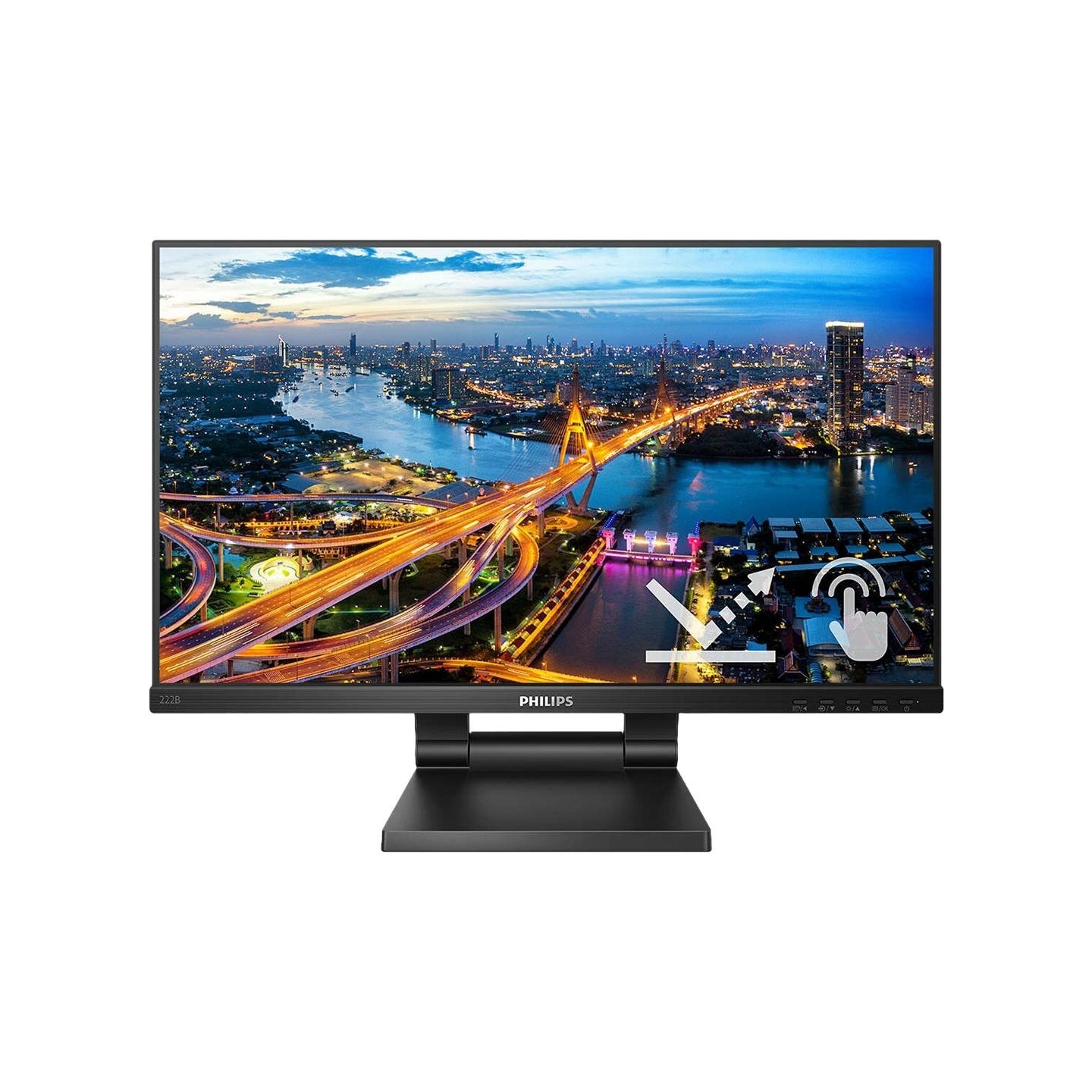 Philips Monitor 21.5 inch 222B1TC IPS Touch HDMI DP