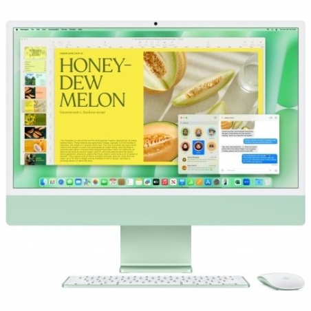 Apple iMac 24 inch: M4 10/10, 16GB, 512GB SSD - Green