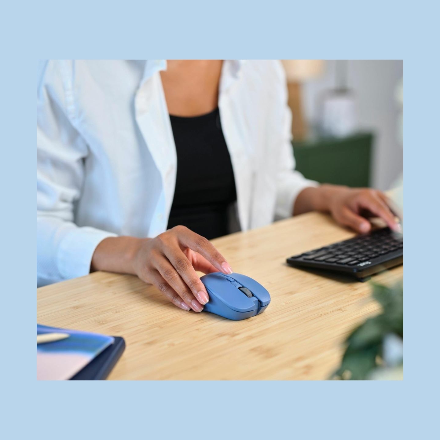 Trust MOUSE USB OPTICAL WRL BLUE/MYDO 25041 TRUST