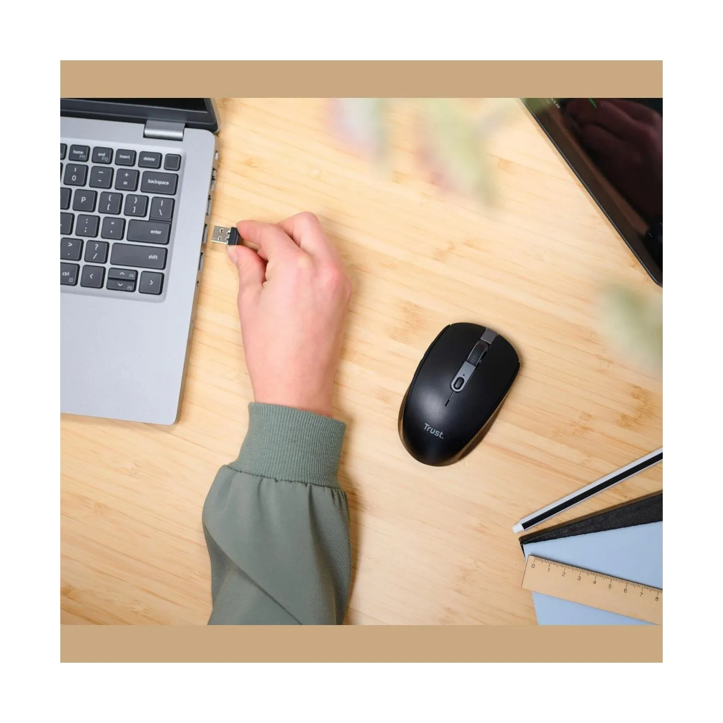 Trust MOUSE USB OPTICAL WRL OZAA/BLACK 24819 TRUST