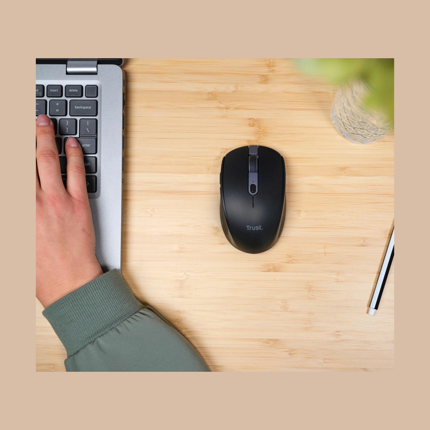 Trust MOUSE USB OPTICAL WRL OZAA/BLACK 24819 TRUST